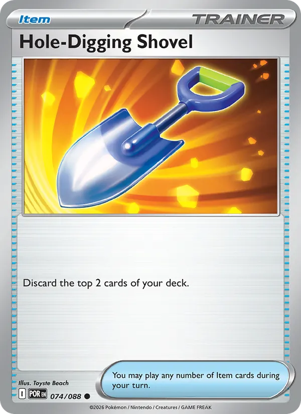 Hole-Digging Shovel #074 – Perfect Order card