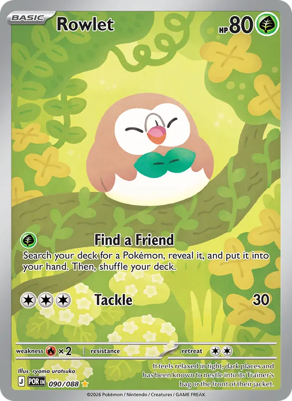 Rowlet #090 – Perfect Order card
