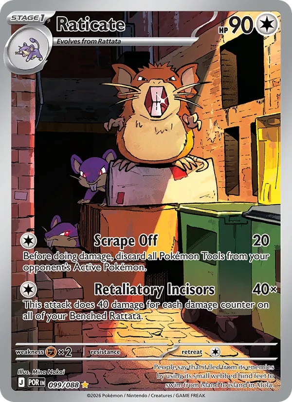 Raticate #099 – Perfect Order card