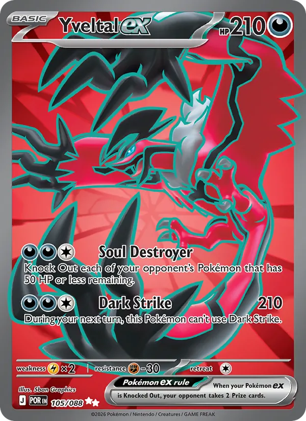 Yveltal ex #105 – Perfect Order card