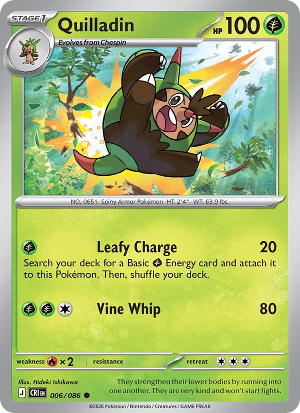 Quilladin #006 – Chaos Rising card