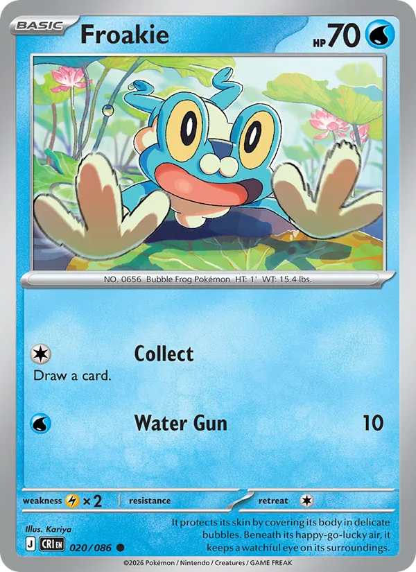 Froakie #020 – Chaos Rising card