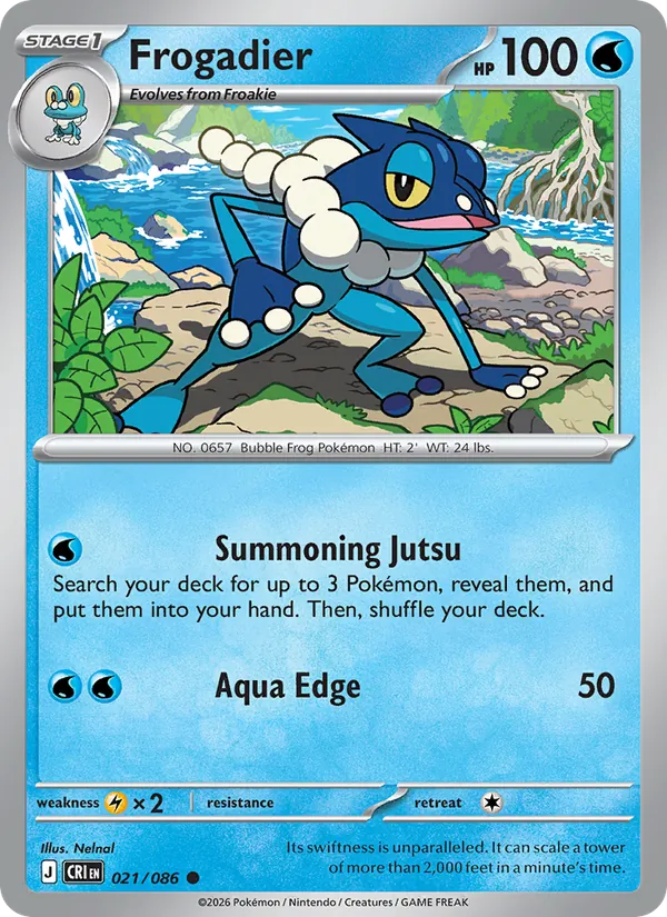Frogadier #021 – Chaos Rising card