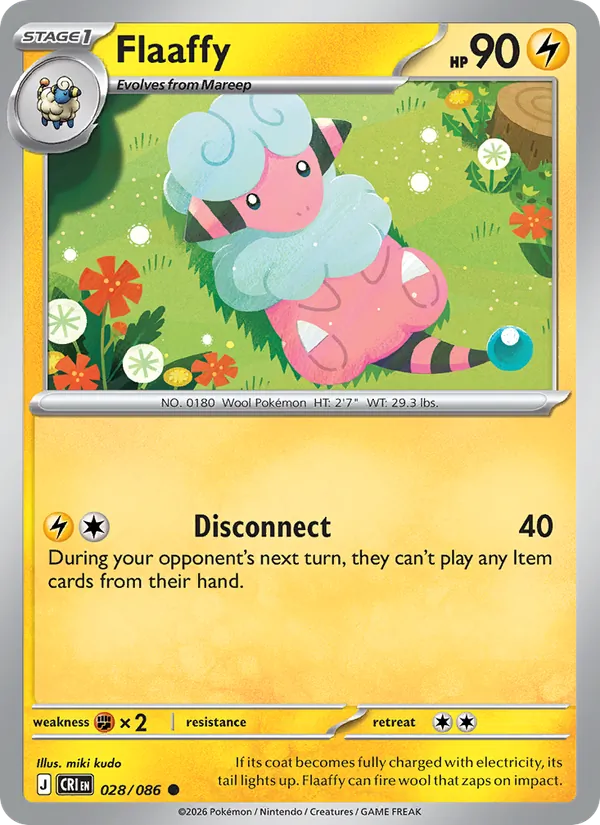 Flaaffy #028 – Chaos Rising card