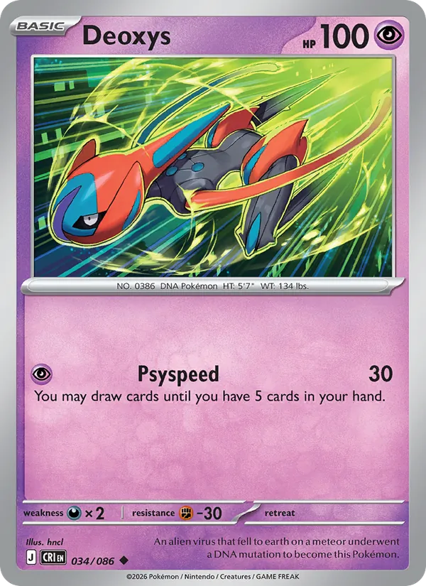 Deoxys #034 – Chaos Rising card