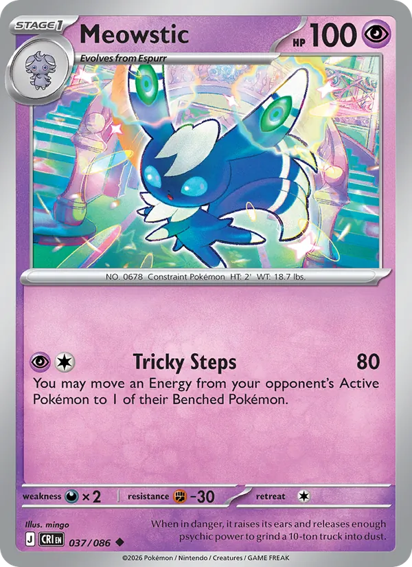 Meowstic #037 – Chaos Rising card