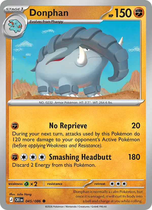 Donphan #045 – Chaos Rising card
