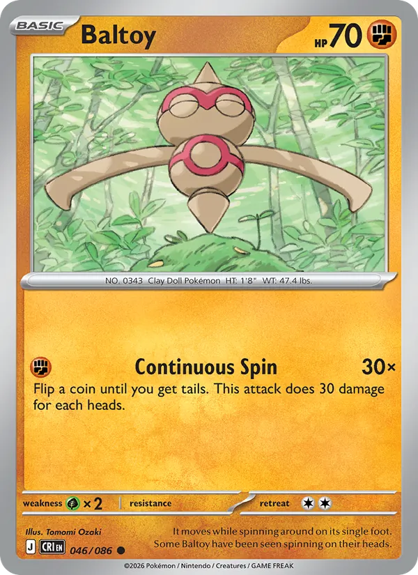 Baltoy #046 – Chaos Rising card