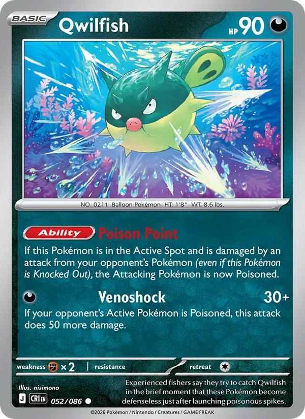Qwilfish #052 – Chaos Rising card
