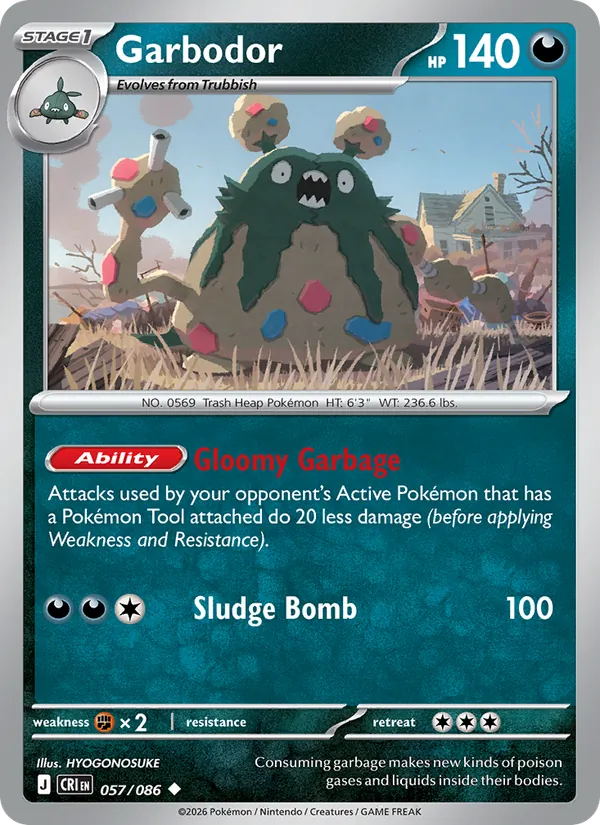 Garbodor #057 – Chaos Rising card