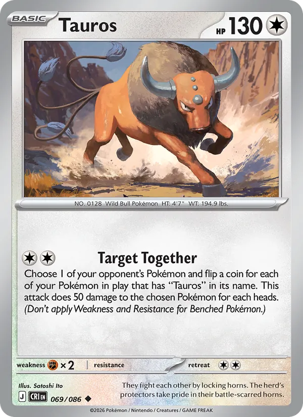 Tauros #069 – Chaos Rising card