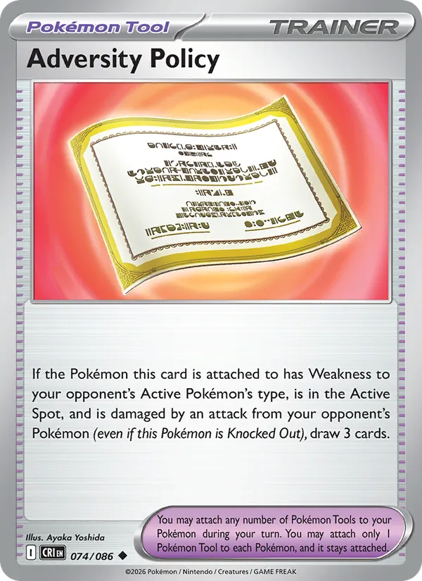Adversity Policy #074 – Chaos Rising card