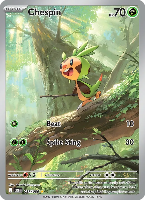 Chespin #087 – Chaos Rising card