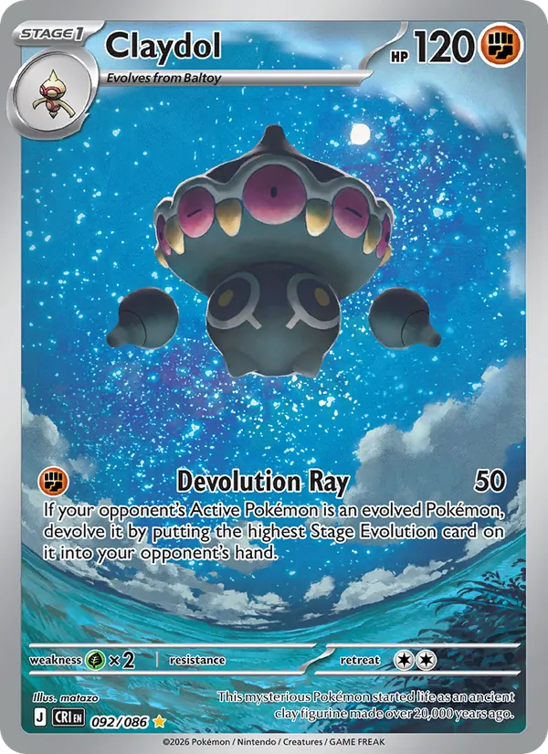 Claydol #092 – Chaos Rising card