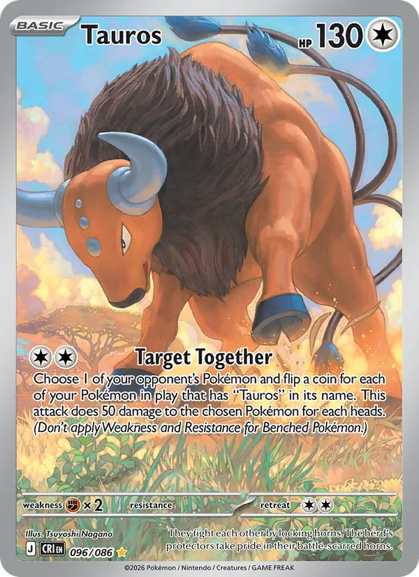 Tauros #096 – Chaos Rising card