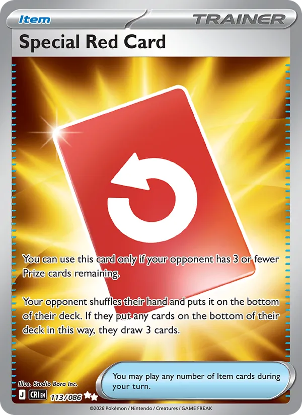 Special Red Card #113 – Chaos Rising card