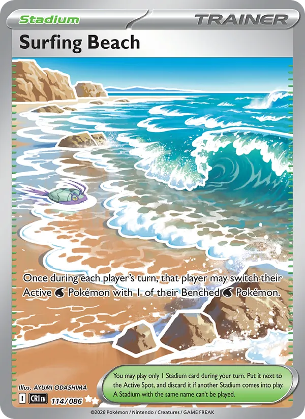 Surfing Beach #114 – Chaos Rising card