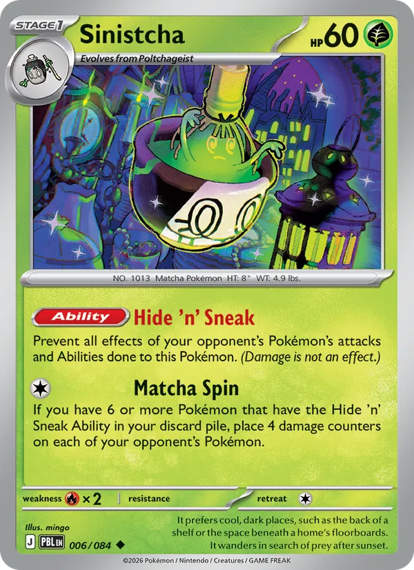 Sinistcha #006 – Pitch Black card