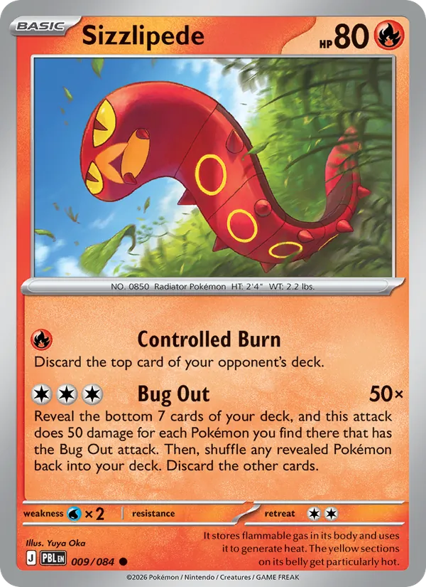 Sizzlipede #009 – Pitch Black card