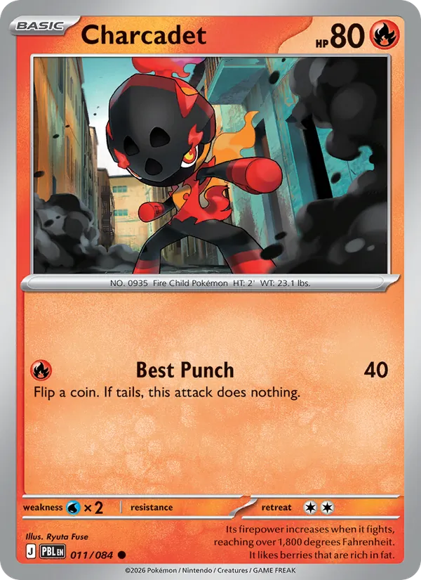 Charcadet #011 – Pitch Black card