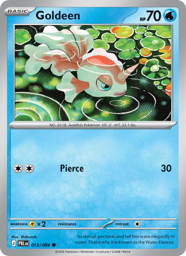Goldeen #013 – Pitch Black card