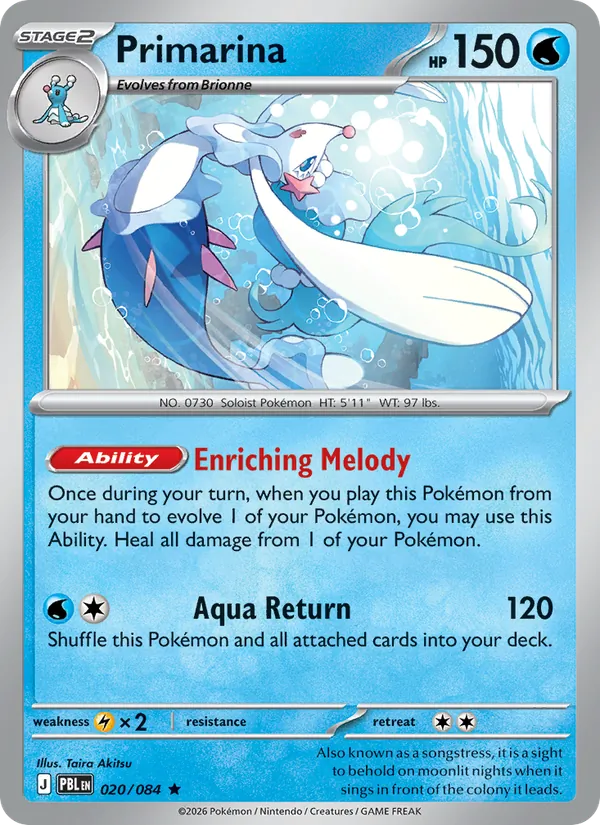 Primarina #020 – Pitch Black card