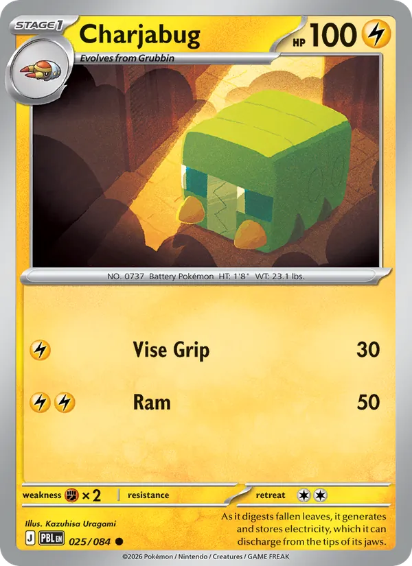 Charjabug #025 – Pitch Black card