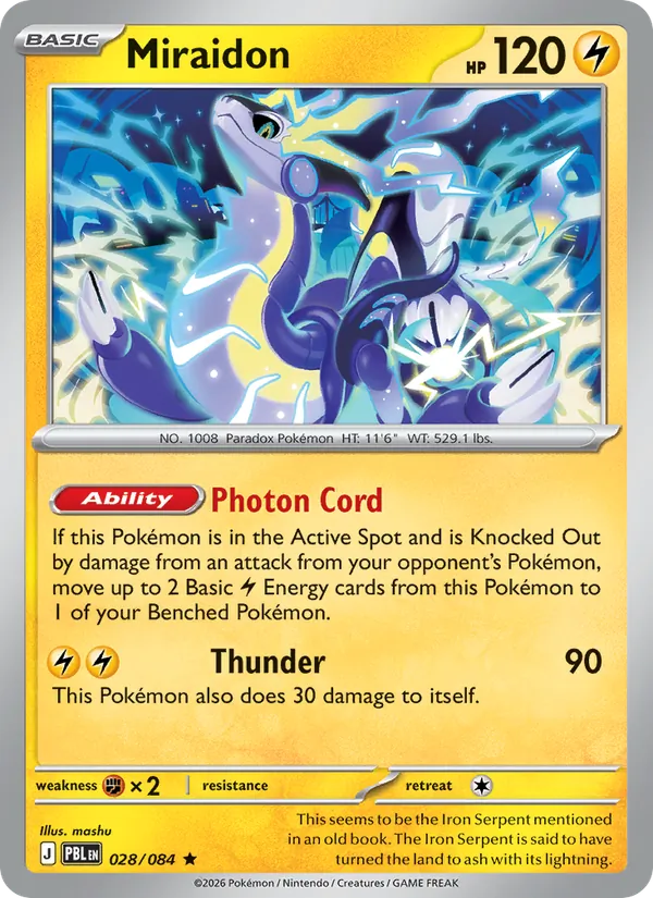 Miraidon #028 – Pitch Black card