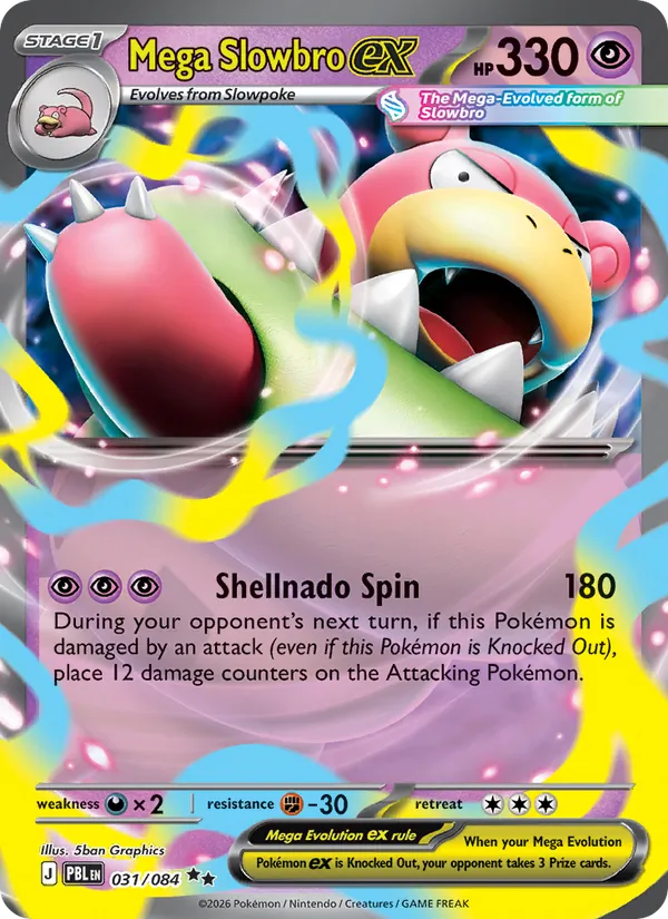 Mega Slowbro ex #031 – Pitch Black card