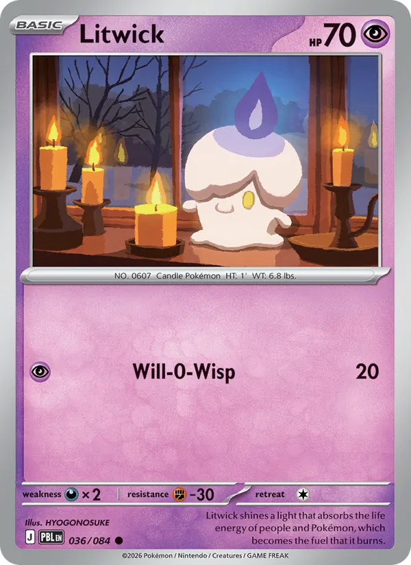 Litwick #036 – Pitch Black card