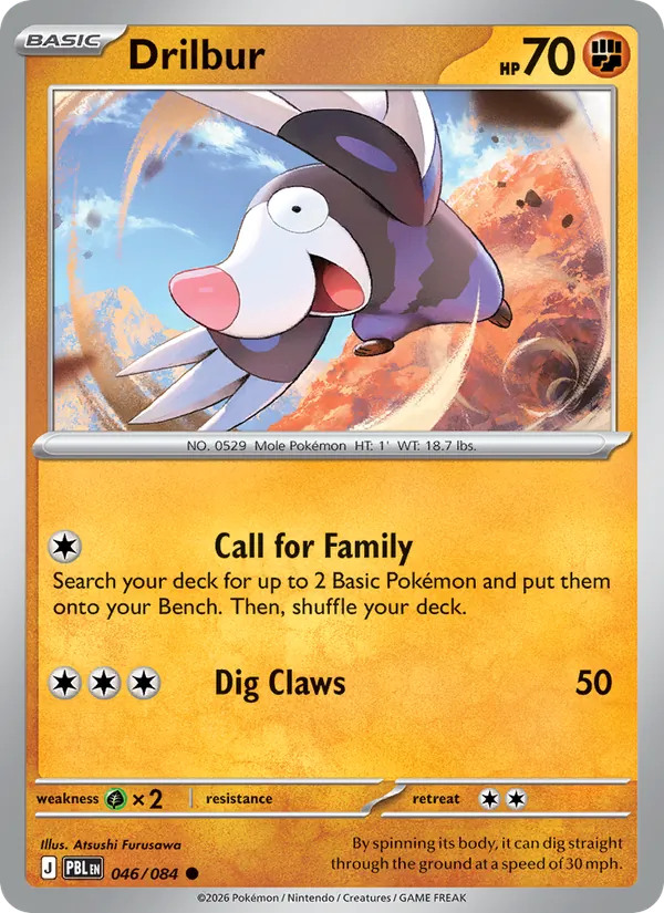 Drilbur #046 – Pitch Black card