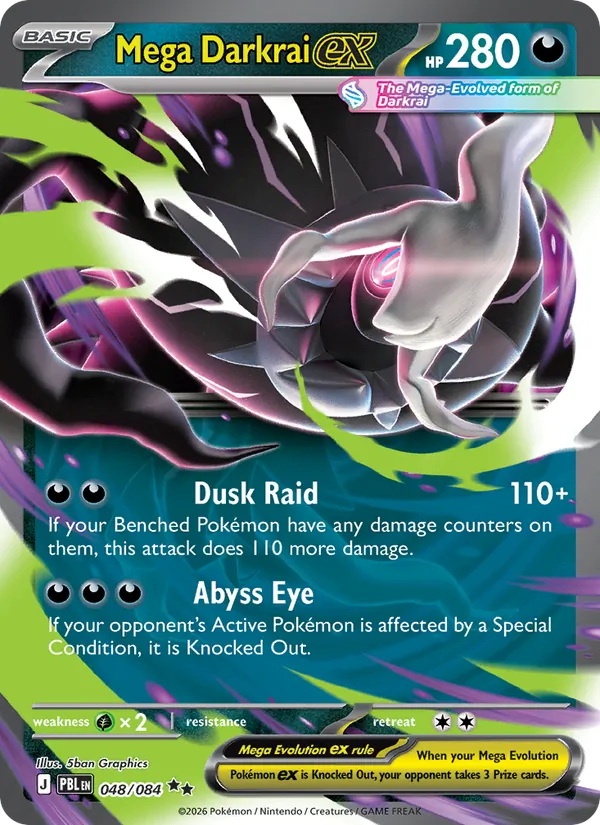 Mega Darkrai ex #048 – Pitch Black card