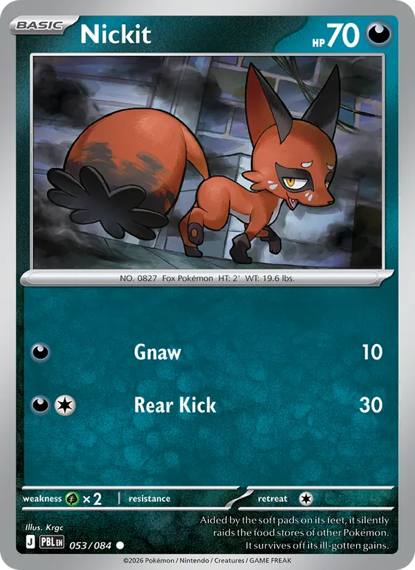 Nickit #053 – Pitch Black card