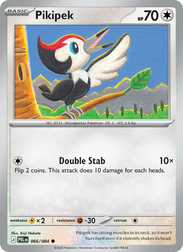 Pikipek #066 – Pitch Black card