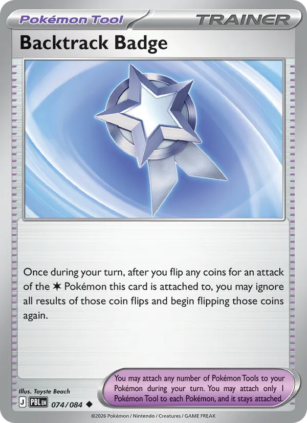 Backtrack Badge #074 – Pitch Black card