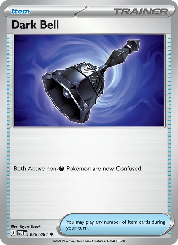 Dark Bell #075 – Pitch Black card
