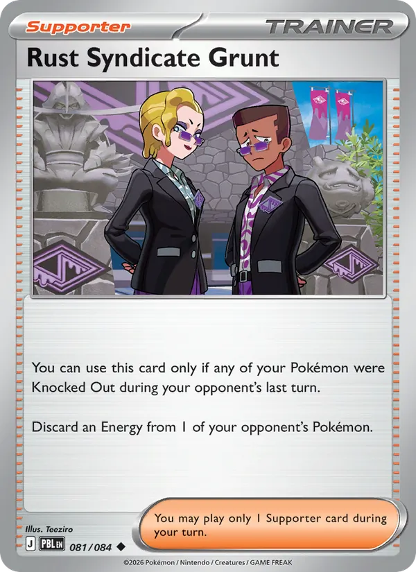 Rust Syndicate Grunt #081 – Pitch Black card