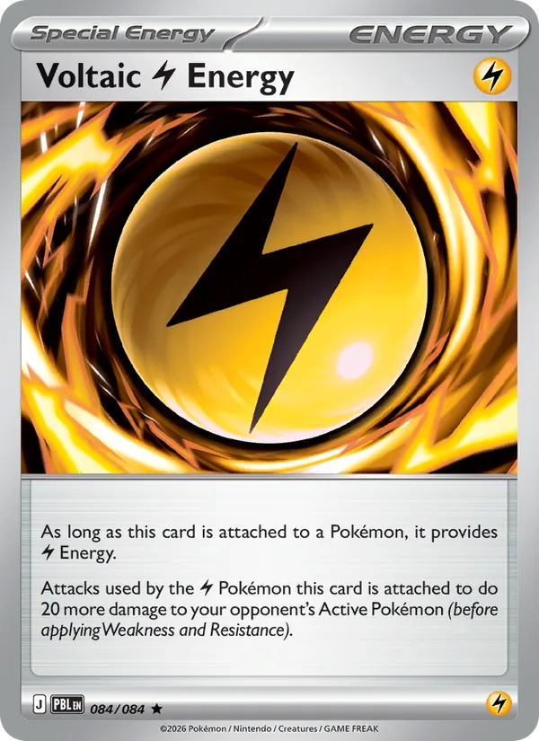 Voltaic Lightning Energy #084 – Pitch Black card
