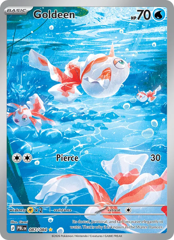 Goldeen #087 – Pitch Black card