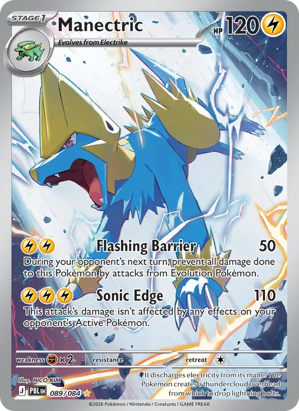 Manectric #089 – Pitch Black card