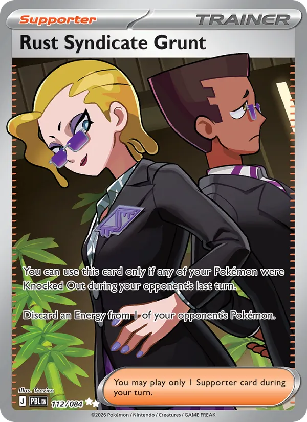 Rust Syndicate Grunt #112 – Pitch Black card