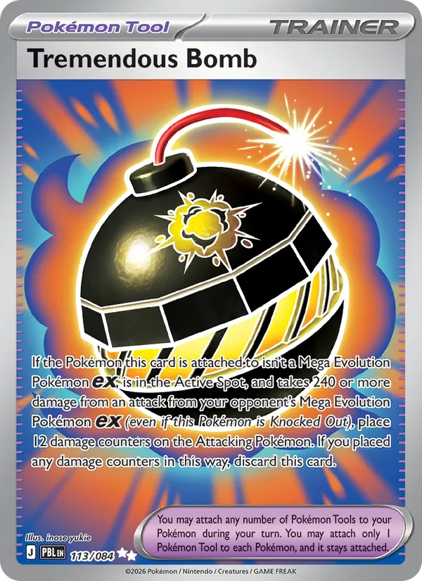Tremendous Bomb #113 – Pitch Black card