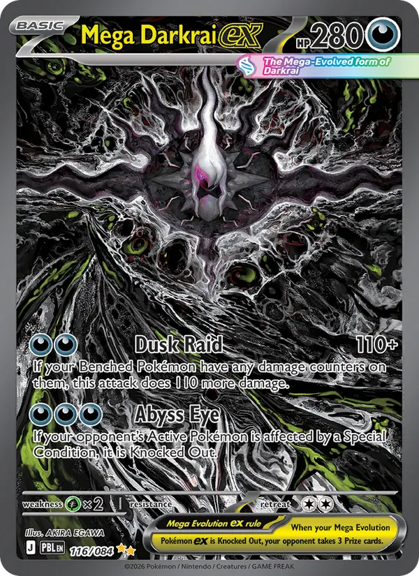 Mega Darkrai ex #116 – Pitch Black card