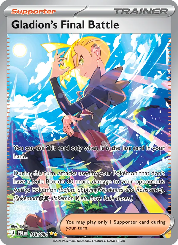 Gladion's Final Battle #118 – Pitch Black card