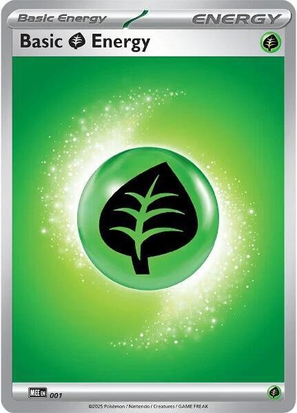 Grass Energy #001 – Mega Evolution Energy card