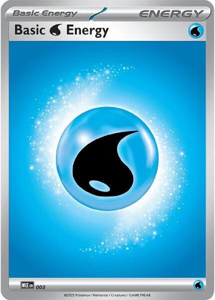Water Energy #003 – Mega Evolution Energy card