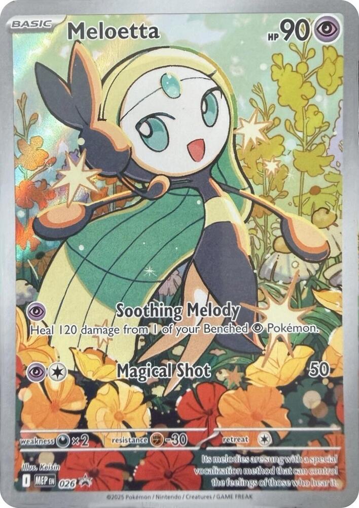 Meloetta #026 – MEP Black Star Promos card