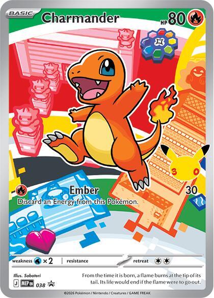 Charmander #038 – MEP Black Star Promos card