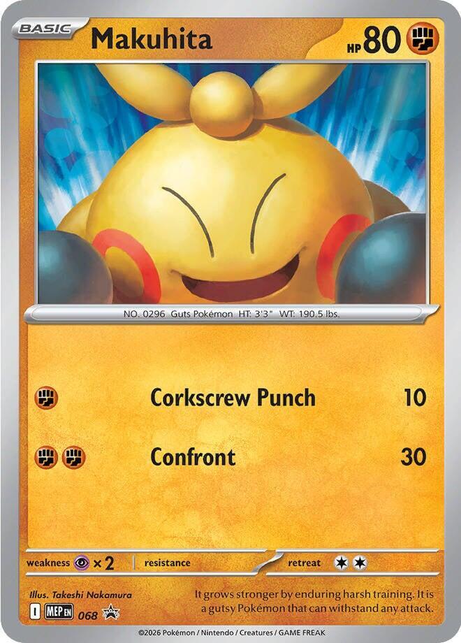 Makuhita #068 – MEP Black Star Promos card