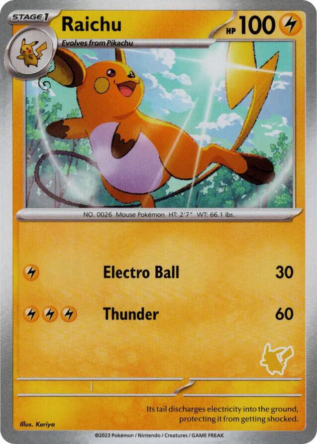 Raichu #18 – My First Battle card